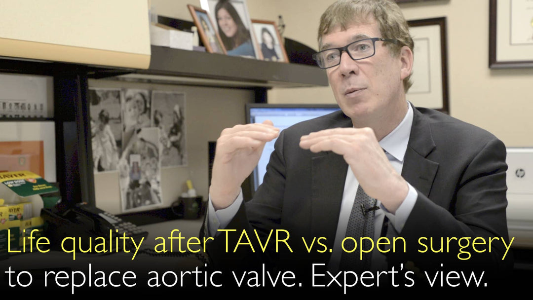 Qualità della vita dopo TAVR (sostituzione transcatetere della valvola aortica, TAVI) e chirurgia a cuore aperto