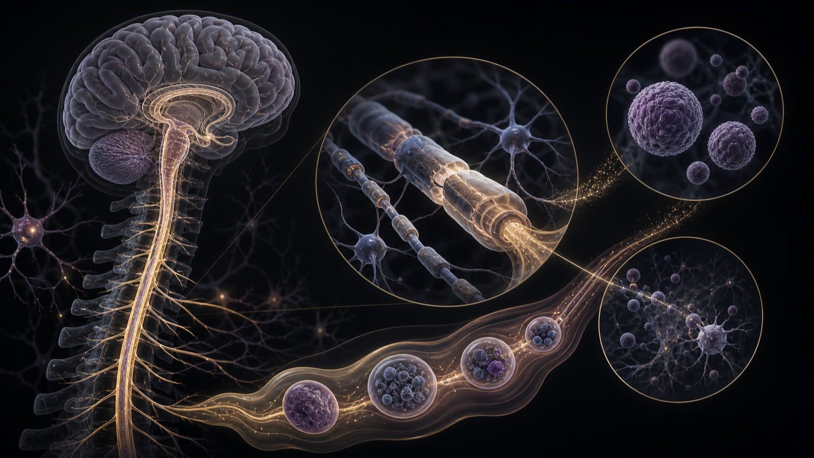 Original medical illustration for: Ocrelizumab: A Comprehensive Patient Guide to Multiple Sclerosis Treatment