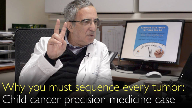 Warum müssen Sie bei jedem Tumor eine Genomsequenzierung durchführen? Beispiel für Präzisionsmedizin bei Kinderkrebs. Klinischer Fall. 7