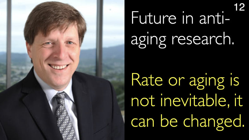 Future in anti-aging research. Rate or aging is not inevitable, it can be changed. 12