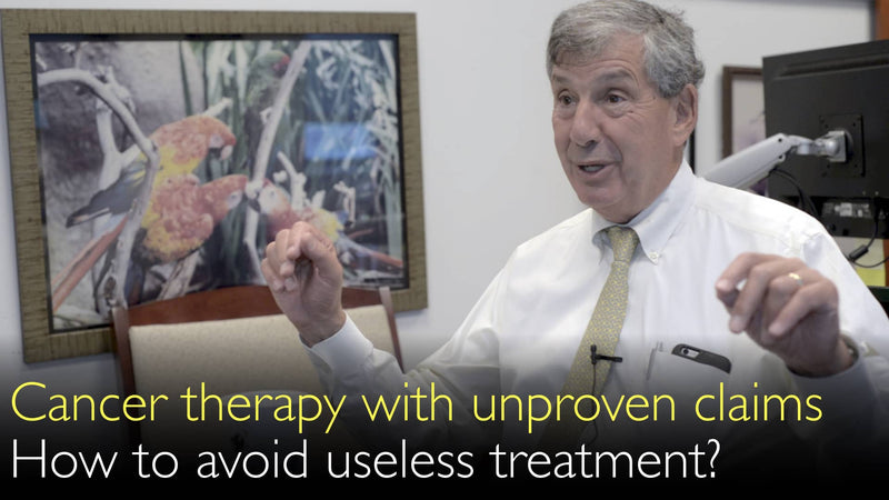 Krebstherapie mit unbewiesenen Medikamenten. Wie kann man eine unwirksame und gefährliche Krebsbehandlung vermeiden? 7