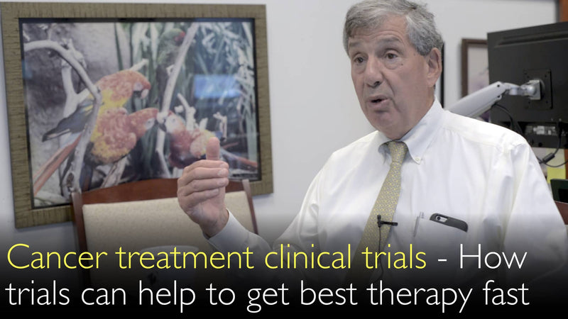 Klinische Studien zur Krebsbehandlung können Patienten helfen, schneller eine wirksame Therapie zu erhalten. 8