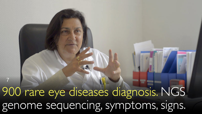 Diagnose von 900 seltenen Augenkrankheiten. NGS-Genomsequenzierung, Symptome, Anzeichen. 7