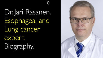 Dott. Jari Rasanen. Specialista in cancro esofageo e cancro polmonare. Biografia. 0