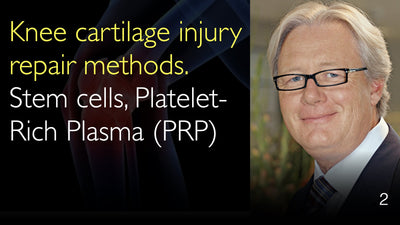 Methoden zur Reparatur von Knieknorpelverletzungen. Stammzellen und plättchenreiches Plasma (PRP) 2