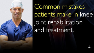 Häufige Fehler, die Patienten machen. Rehabilitation und Behandlung des Kniegelenks. 4