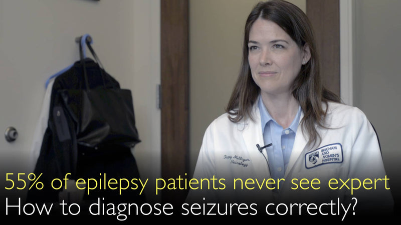 55 % der Epilepsiepatienten suchen nie einen Experten auf. Wie werden epileptische Anfälle richtig diagnostiziert? 2