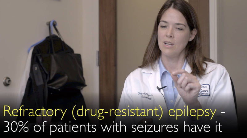 Refraktäre Epilepsie. 30 % der Patienten mit epileptischen Anfällen haben eine medikamentenresistente Epilepsie. 6