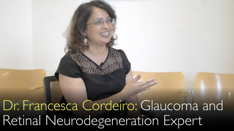 Dr. Francesca Cordeiro. Experte für Glaukom und Netzhautdegeneration. Biografie. 0
