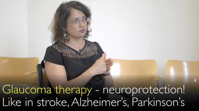 Die neue Glaukomtherapie ist die Neuroprotektion. Ähnlichkeit mit Schlaganfall, Alzheimer-Krankheit, Parkinson-Krankheit. 3