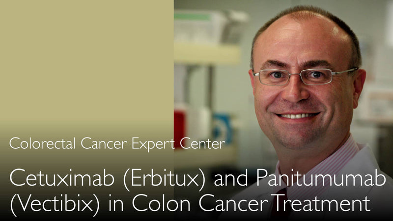 Behandlung von Dickdarmkrebs durch EGFR-Inhibitoren. Cetuximab (Erbitux). Panitumumab (Vectibix). 9