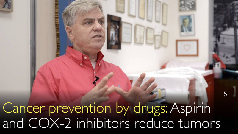 Krebsprävention durch Medikamente. Aspirin und COX-2-Hemmer verzögern Krebs und Alzheimer. 5