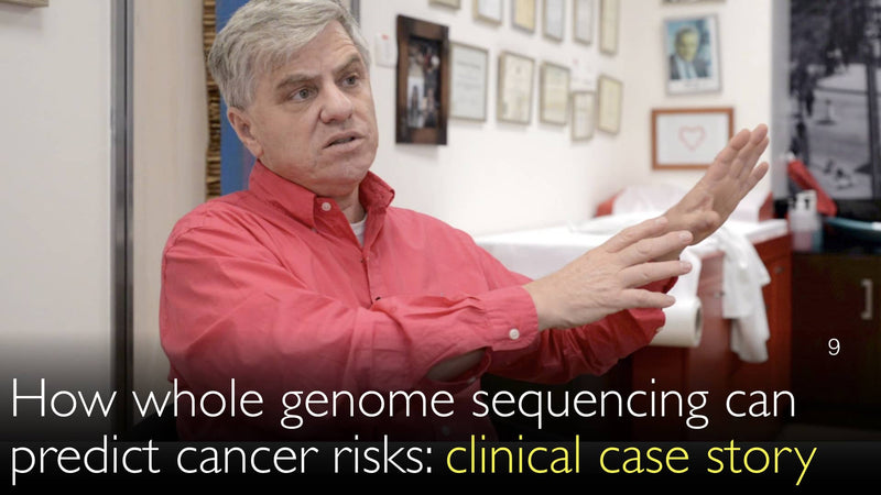 Die Sequenzierung des gesamten Genoms kann Krebsrisiken vorhersagen. Klinischer Fall. 9